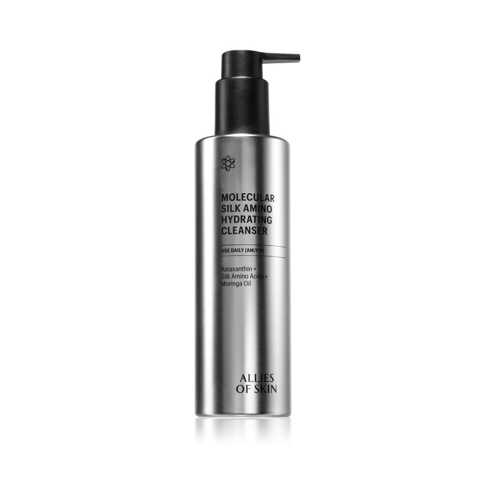 Allies Of Skin Molecular Silk Amino Gel Cleanser Moisturising With Amminoacidi 250 Ml