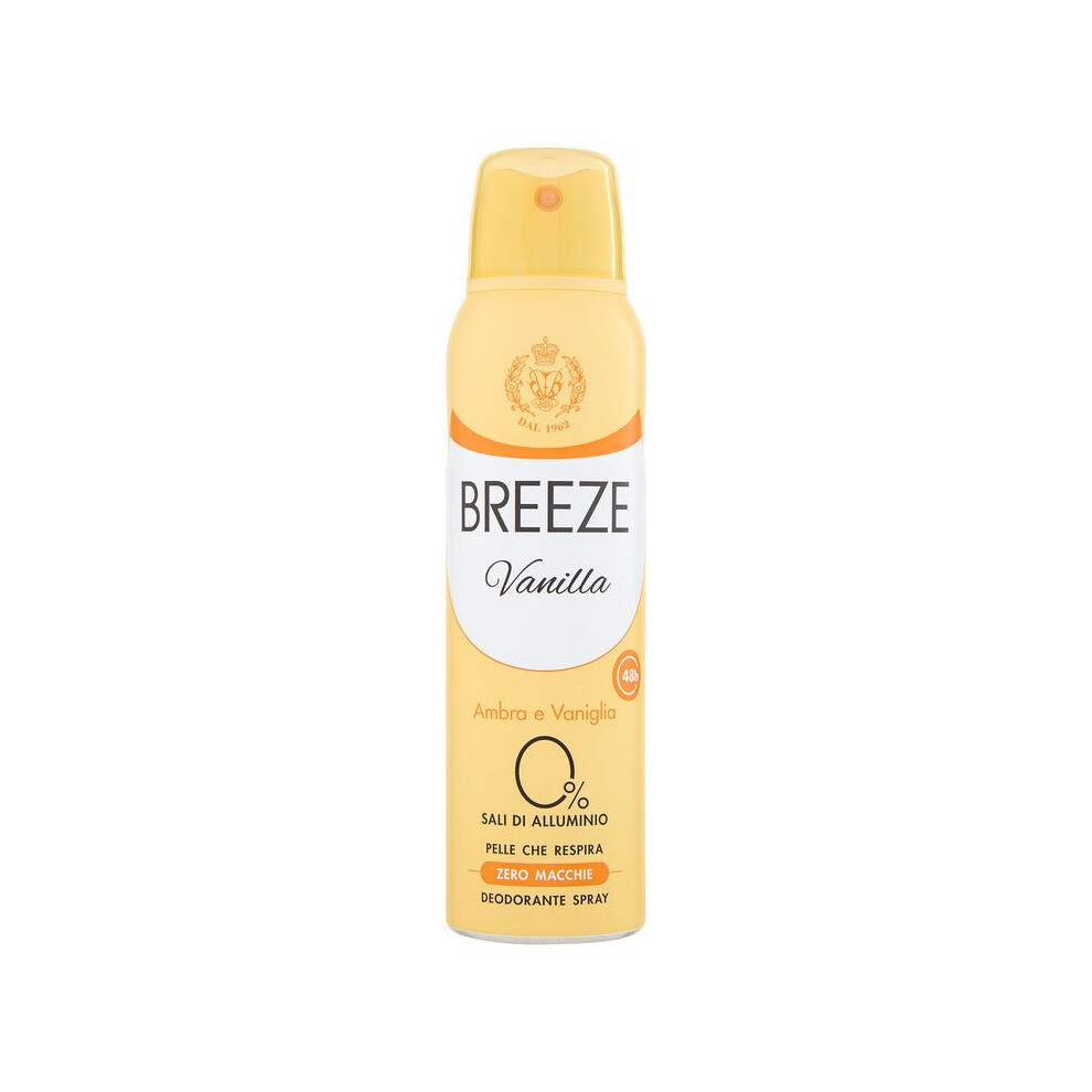 Breeze Deodorant Spray Vanilla Ambra E Vanilla 150 Ml