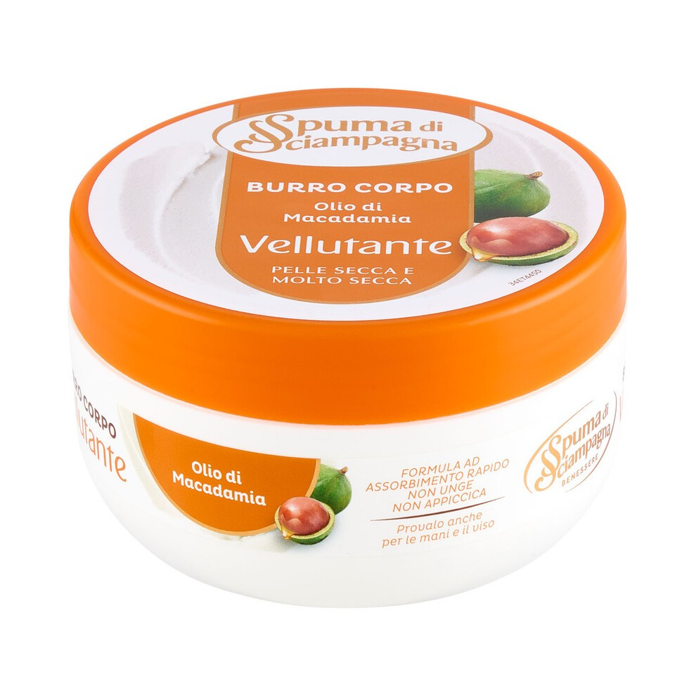Spuma Di Sciampagna Butter Body Velvety Oil Di Macadamia 200Ml - Body Cream