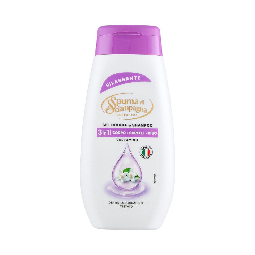 Spuma Di Sciampagna Shower Gel & Shampoo Jasmine 250Ml - Shower Gel Shampoo