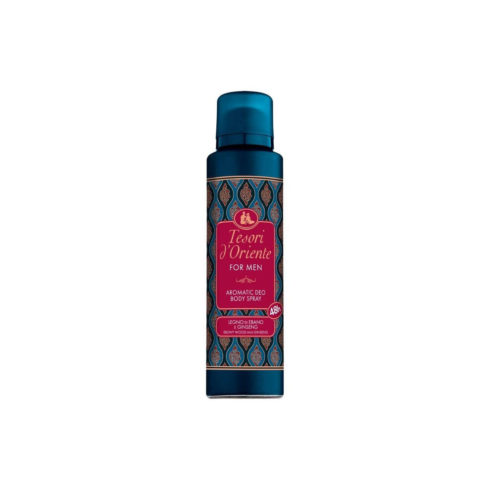 Tesori D'oriente Deodorant 48H Men Wood Di Ebano E Ginseng 150 Ml