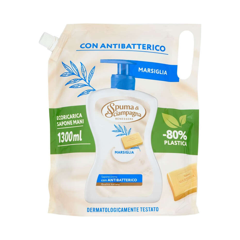 Spuma Di Sciampagna Sapone Cream Marsiglia 1300Ml - Soap