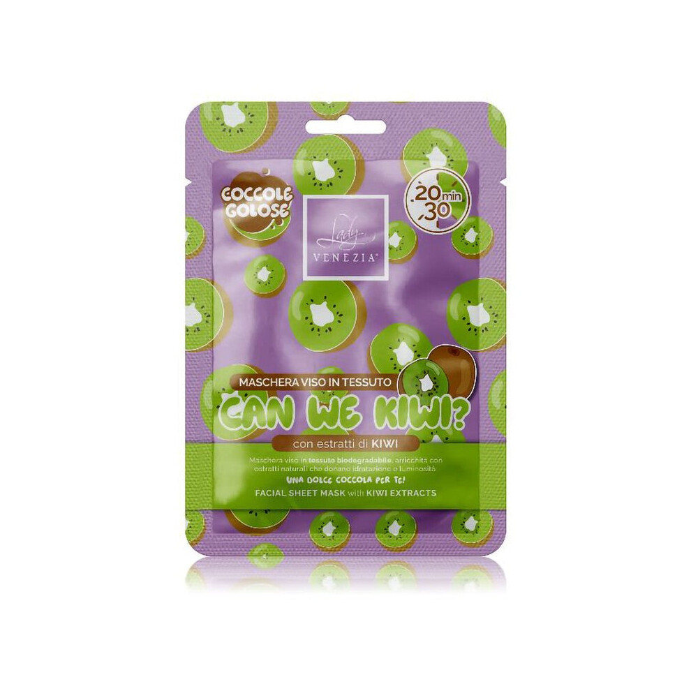 Lady Venezia Can We Kiwi 1 Pezzo - Face Mask Fabric