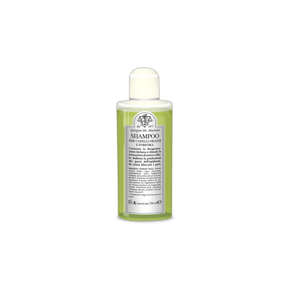 Dr Giorgini Shampoo For Hair Oily E Forfora 250 Ml