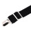 Elastischer Nylon-Taillengürtel für Herren und Damen mit-Schwarz 5