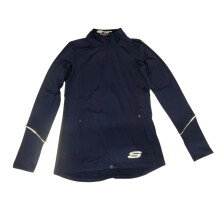 Skechers Leia Mari Sports Women Synthetic Jacket Navy Size 10