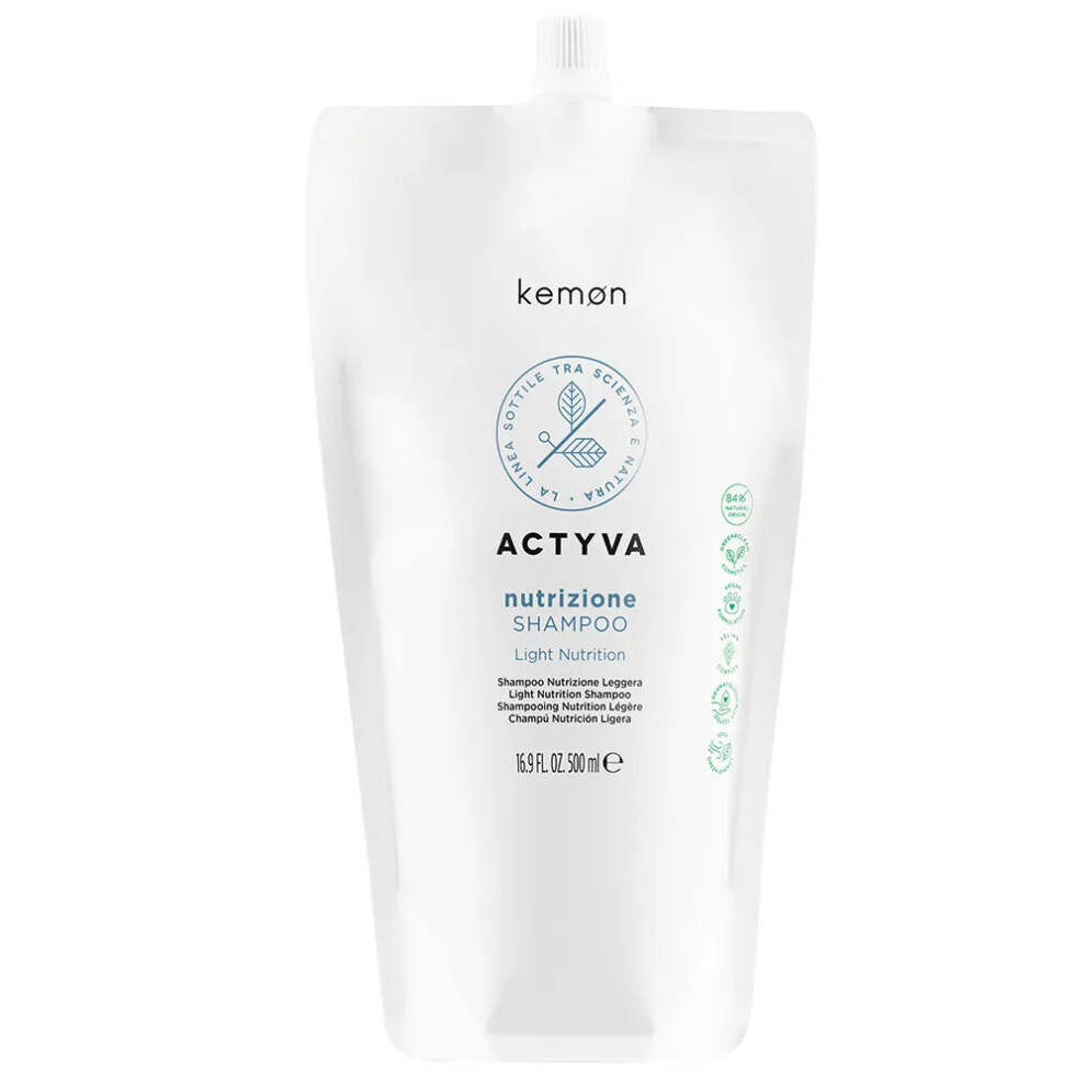 Kemon Actyva Nutrition Light Shampoo Refill 500Ml