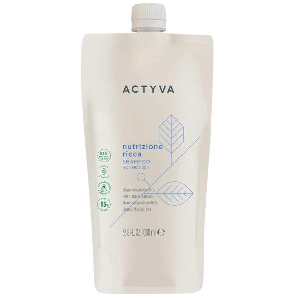 Kemon Actyva Nutrition Rich Sachet Refill 1000 Ml - Shampoo