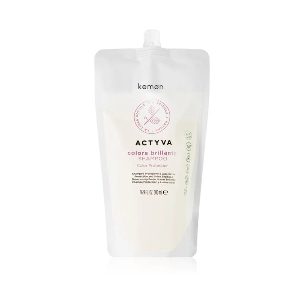 Kemon Actyva Colour Shine Shampoo Sachet Refill 500Ml