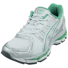 (5) Asics Gel-kayano 12.1 Womens Fashion Trainers in White Green