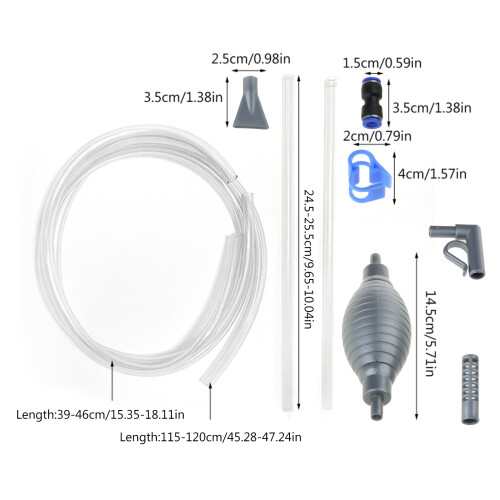 Aquarium Water Changer Hose for Tank Siphon Kit Filter for 2