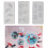 Moule de boucles d'oreilles en Silicone, Mini poisson-Blanc 3
