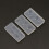 Moule de boucles d'oreilles en Silicone, Mini poisson-Blanc 4