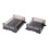 Transparent Plastic Industrial Control Box-Grey 95x90x40mm 3
