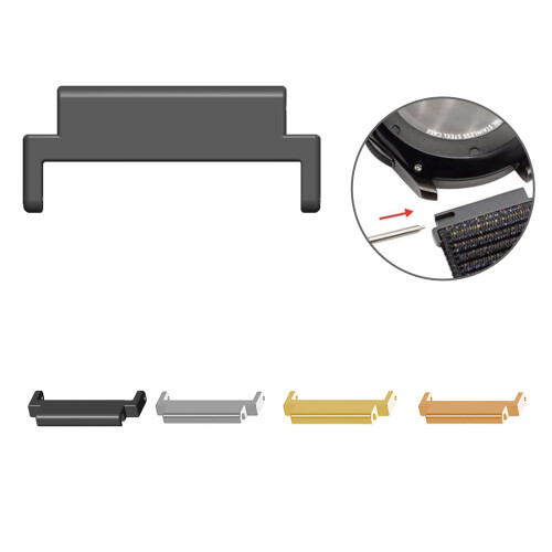 2pcs Watchband Connector Quick Release Adapter Link-Rose Gold 2