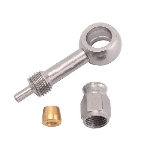 Brake Hose Adapter 0/28/90 Degree AN3-Horizontal 28 degree 2