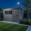 13x9 Pent Composite Shed Tanalised (Single Door, With Windows) 3