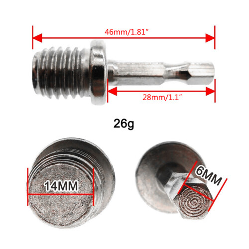Hex for Head Screwdriver Bit Set 2 Pieces Power Drill Sockets 2