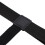 Elastischer Nylon-Taillengürtel für Herren und Damen mit-Schwarz 3