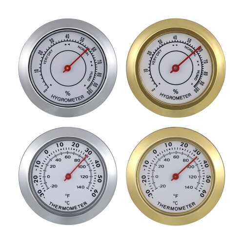 Plastic Thermometers Hygrometer Auto Measure Thermometers-A 2