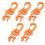 Diving Spare Second-Stage Quick Release Buckle BCD Breathing Regulator Pipe Clamp Low-Pressure Pipe Clamp Hose Hook C 1