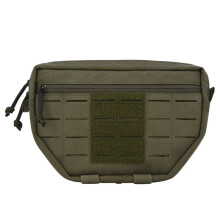 Multifunctional Storage Bag Nylon Vest Bag Waist Bags Camping Hunting Accessory Bag Dark Green