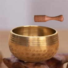 4cm Tibetan Singing Bowl Set Handmade Metal Sound Bowl Handcrafted in Nepal for Meditation and Yoga