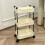 3-Tier Rolling Utility Cart for Kitchen Bathroom Office 1