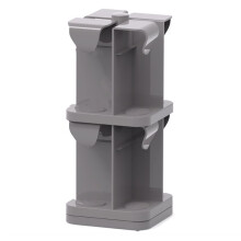 Mounted Water Dispenser Storage Rack Refrigerator Organizer Kitchen Countertop Organizer Double-Tier Water Cup Holder C