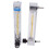 Low Flow Liquid Water Flow Meter 10-100L/H Water Flowmeter Rotameter with Control Valve 1