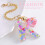 Personalized Initial Keychain Handle for Tumbler with 1