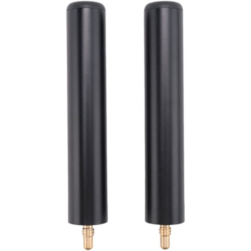 2 Peças Extensor de Taco de Bilhar de 6 Polegadas Extensão de Taco de Bilhar para Tacos de Bilhar Preto