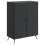 VidaXL vidaXL Sideboard Black 66 x 34.5 x 90 cm Engineered Wood 1