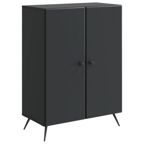 VidaXL vidaXL Sideboard Black 66 x 34.5 x 90 cm Engineered Wood