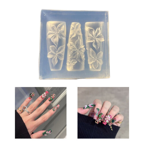Multipurpose Nail Art Template Tool Stylish Silicone Nail Art 1