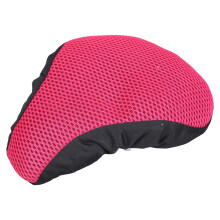 Breathable Mesh Screen Bike Cushion for Seat Cover-Hot Pink