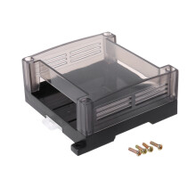 Transparante Plc Abs Plastic China Behuizing-Grijs 95x90x40mm