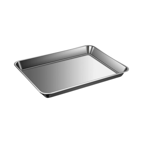 Rostfreies Backblech aus 304 Edelstahl, Backblech für-35cm