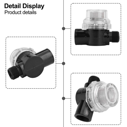 Water Pump Strainer 1/2 Inch Twist-On Hose Filter 2