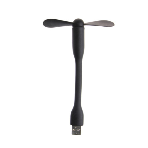 High Quality Light Mini Cooling USB Fan Flexible Summer-Black