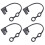 4Pcs Two Pin Plug Replacement Weather Caps for Power Solar 1