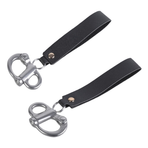 2Pcs SCBA Mask Quick Release Clip with Leather Handle Quick