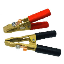 Jeu de 2 pinces de batterie pour démarreur et batterie, pinces positives et négatives en laiton, robustes, 250B