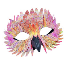 Masque d'Halloween, masque de jeu de-Feuille d'érable jaune