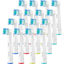 Têtes de brosse de rechange pour brosse à dents électrique, poils souples, recharges pour l'hygiène bucco-dentaire, pack de têtes de nettoya