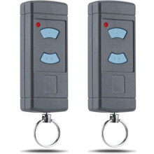 Garagedeurafstandsbediening, 868 MHz, 2 kanalen, blauwe knop, vervanging voor compatibele Hormann HSM4, HSE2, HS4