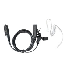 Fone de Ouvido com Microfone e Tubo de Ar para GP328plus GP344 338PLUS 344 388 Anysecu F22 F25 W5 Kirisun Walkie Talkie