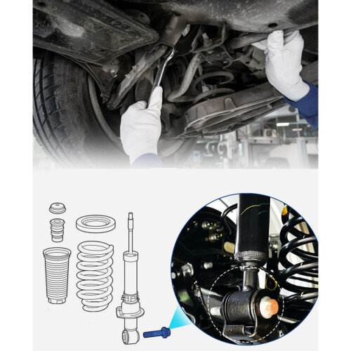 Fixation de renfort de suspension de conception précise, 2