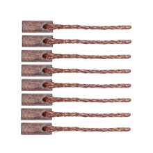 8PCS 5x5x10mm Graphite Copper Motor Carbon Brushes for Automotive Electronic Fan Motor Replacement Parts