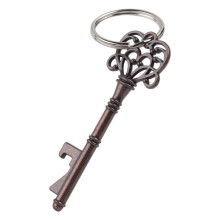 Antique Key Shaped Wine Beer Bottle Opener Bar Tool Party Wedding Gift Keychain Color: Bronze